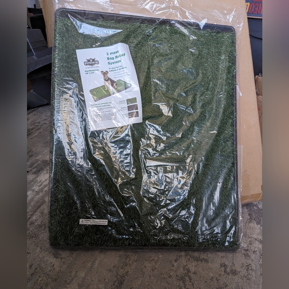 Artificial Grass Puppy Pad for Dogs and Small Pets Medium 3-Layer System